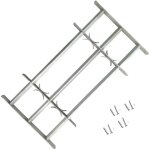 Torana - grille rglable de scurit de fentres et 3 barres 500 - 650 mm