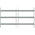 Grille r�glable de s�curit� de fen�tres et 3 barres 500 - 650 mm cfw552316