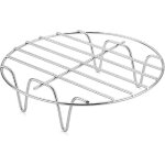 Grille ronde pour air fryer ? 19 cm - accessoire en acier inoxydable pour friteuse  air