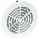 Nicoll - grille � fermeture pour tubes, tuyaux et gaines �125 moust.