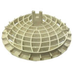 Grille pour siphon de sol pour rev�tement plastique tarkett