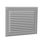 Unelvent - grille de soufflage / reprise d'air ext�rieur, alu, 120 � 170 m3 / h, d 165 x 165 mm (870215) ...