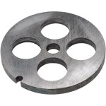 Grille taille 32 pour hachoir � viande - diam�tre des trous 28mm, trou central 13, 4mm, acier - vhbw