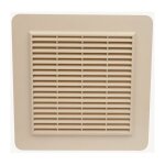 Grille de ventilation avec grille anti insectes - couleur sable - 246 x 246 mm - nicoll Grille de ventilation avec grille anti insectes - couleur sable - 246 x 246 mm - nicoll