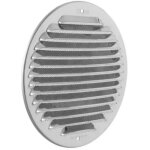 First grille de ventilation ronde en me'tal a' chevaucher avec maille 150 mm couleur inox pour inte'rieur ... First grille de ventilation ronde en me'tal a' chevaucher avec maille 150 mm couleur inox pour inte'rieur ...