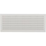 Nicoll - grille de ventilation à visser ou à coller classique rectangulaire 120 mm x 299 mm avec moustiquaire ... Nicoll - grille de ventilation à visser ou à coller classique rectangulaire 120 mm x 299 mm avec moustiquaire ...