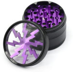 Grinder moulin � epic� 2. 5 inch moulin � spices, spice grinder en zinc alliage avec 4 pi�ces moulin ...