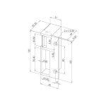 Gripp - g�che 2 temps or gauche120mm 12 / 24v ac / dc + varis - heracles - pca - 1037i - or
