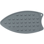 Gris coussin de fer en silicone avec chiffon � repasser isolant, tapis de repassage sur table, support ...