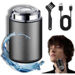 (gris)mini rasoir �lectrique portable pour homme et famale rasoir capsule de poche pour homme rasoir ...