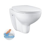 Bau ceramic ensemble wc suspendu sans bride + abattant d�clipsable (bauclassic) - grohe