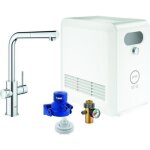 Grohe - blue professional - mitigeur d'vier avec unit rfrigrante et filtration, douchette extractible, ...
