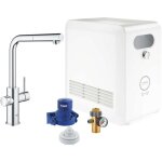 Grohe - blue professional - mitigeur d'�vier avec unit� r�frig�rante et filtration, douchette extractible, ...