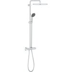 Grohe - colonne de douche vitalio start system 250 cube avec mitigeur thermostatique douchette 2 jets ... Grohe - colonne de douche vitalio start system 250 cube avec mitigeur thermostatique douchette 2 jets ...