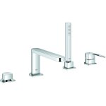 Grohe plus combin� monocommande 4 trous pour baignoire, montage