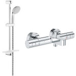 Mitigeur baignoire grohe grohtherm et ensemble de douche vitalio start Mitigeur baignoire grohe grohtherm et ensemble de douche vitalio start