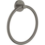 Grohe - essentials anneau porte - serviette, hard graphite bross� (40365al1)