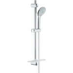 Set de douche 110 avec barre et 3 jets ? finition chrome ? flexible 1750mm ? d�bit 8, 2 l / min ? limiteur ...