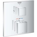 Grohe - grohtherm cube - mitigeur thermostatique encastr� pour 2 sorties chrome 24154000