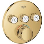 Thermostat grohe grohtherm smartcontrol avec trois vannes