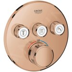 Grohtherm smartcontrol - mitigeur de douche thermostatique encastré, 3 soupapes, warm sunset 29121da0 ... Grohtherm smartcontrol - mitigeur de douche thermostatique encastré, 3 soupapes, warm sunset 29121da0 ...