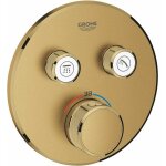 Grohtherm smartcontrol - mitigeur thermostatique de douche à encastrer, 2 sorties, cool sunrise brossé ... Grohtherm smartcontrol - mitigeur thermostatique de douche à encastrer, 2 sorties, cool sunrise brossé ...