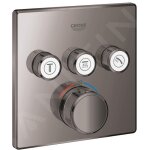 Grohe - grohtherm smartcontrol - mitigeur thermostatique encastr� avec 3 soupapes, hard graphite 29126a00 ...