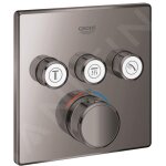 Grohe - grohtherm smartcontrol - mitigeur thermostatique encastré avec 3 soupapes, hard graphite 29126a00 ... Grohe - grohtherm smartcontrol - mitigeur thermostatique encastré avec 3 soupapes, hard graphite 29126a00 ...