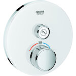 Grohe - grohtherm smartcontrol - mitigeur thermostatique encastr� de douche avec 1 sortie, blanc lunaire ...