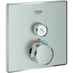 Grohe - grohtherm smartcontrol - mitigeur thermostatique encastré de douche pour 1 sortie, supersteel ... Grohe - grohtherm smartcontrol - mitigeur thermostatique encastré de douche pour 1 sortie, supersteel ...