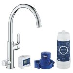 Grohe - mitigeur d'vier blue pure eurosmart kit de dmarrage
