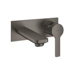 Grohe - lineare pice d'habillage pour robinet mural encastr 2 trous taille m avec bec 14. 9cm brushed ...