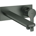 Grohe - lineare - mitigeur de lavabo encastré, installation à 2 trous, hard graphite brossé 23444al1 Grohe - lineare - mitigeur de lavabo encastré, installation à 2 trous, hard graphite brossé 23444al1