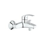Grohe - melangeur baignoire eurosmart, montage mural, chrome securise