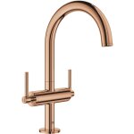 Grohe - mlangeur lavabo atrio monotrou, taille l, avec poigne,
