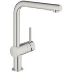 Grohe minta mitigeur d?vier avec douchette extractible, supersteel (g - 30274dc0)