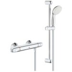 Grohe - mitigeur thermostatique douche grohtherm 1000 1 / 2'' avec ensemble de douche 2 jets