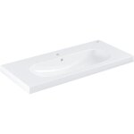 Grohe plan vasque euro ceramic 100 cm x 46 cm technologie pureguard blanc alpin Grohe plan vasque euro ceramic 100 cm x 46 cm technologie pureguard blanc alpin