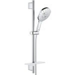 Rainshower smartactive 150 barre de douche 60cm + flexible 1, 75m + douchette  main 3 jets, chrome (26591000) ...