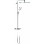Grohe - rainshower smartactive cube - colonne de douche 310 avec mitigeur thermostatique, 3 jets, chrome ...