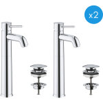 Grohe - start classic lot de 2 mitigeurs monocommande lavabo taille xl (23784000 - duo)