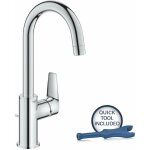 Grohe start edge - mitigeur de lavabo avec bec rotatif et vidage, chrome 24201001 Grohe start edge - mitigeur de lavabo avec bec rotatif et vidage, chrome 24201001