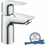 Grohe - start edge - mitigeur de lavabo avec vidage push - open, chrome 24199001