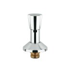 Tete grohe 11515 1', pour robinetterie encastre, croisillon bleu / rouge, chrom