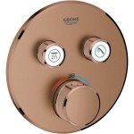 Grohe - thermostat grohtherm smartcontrol avec deux vannes darrt,