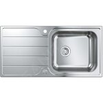 Grohe - viers - �vier k500 avec garniture de vidage automatique, 100x50 cm, inox bross� 31563sd1