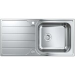 Grohe - viers - �vier k500 avec garniture de vidage automatique, 100x50 cm, inox bross� 31563sd1