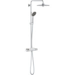 Grohe ? set de douche thermostatique 260 avec mitigeur aquadimmer ? douche de t�te 260mm ? flexible 1750mm ...