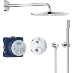 Grohtherm - set de douche rainshower cosmopolitan 310 avec robinet de douche thermostatique encastr�, ...