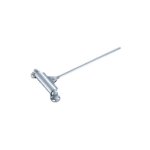 Groom - ferme - porte m�canique � tige tirex mod�le n�52 galet simple pour porte 40kg finition argent ...